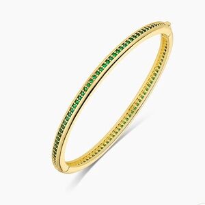 NWT Gorjana Paseo Shimmer Cuff in Emerald and Gold